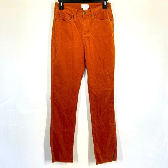 MUDPIE burnt orange corduroy pants size small - Picture 1 of 5